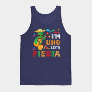 I'm Uno Let's Fiesta, Uno 1st Birthday Tank Top